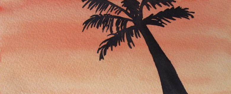 Sunset Palm